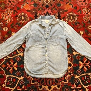 JCrew Lightweight Denim Shirt